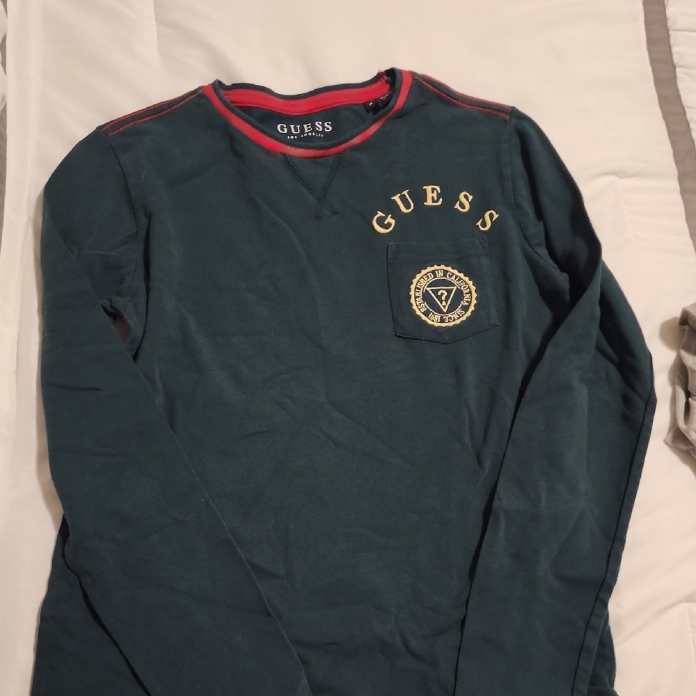 Guess Forest Green Long Sleeve with Logo